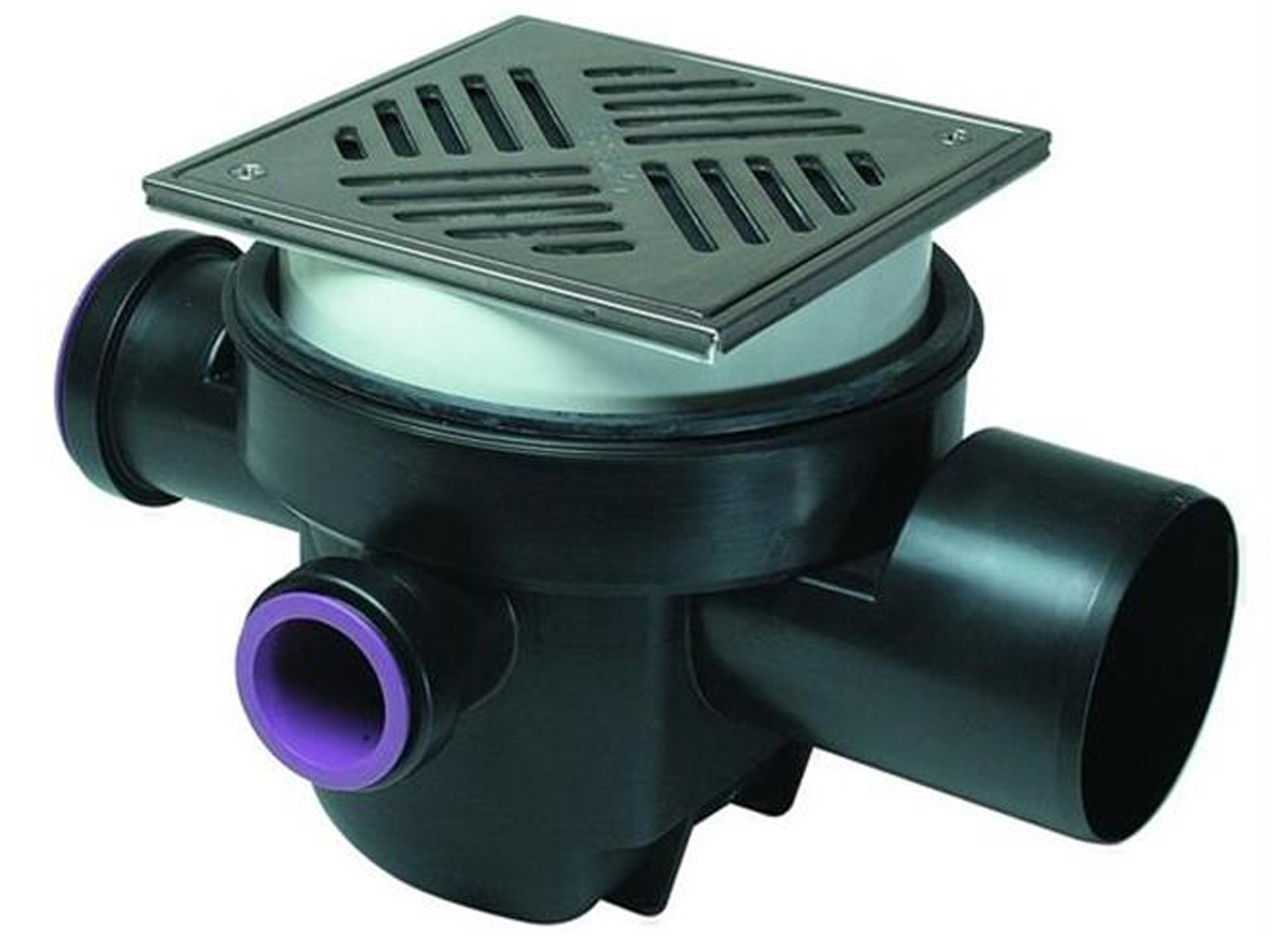 Heimwerker Kessel Bodenablauf DN 100 110 mm Rückstauverschluss ...