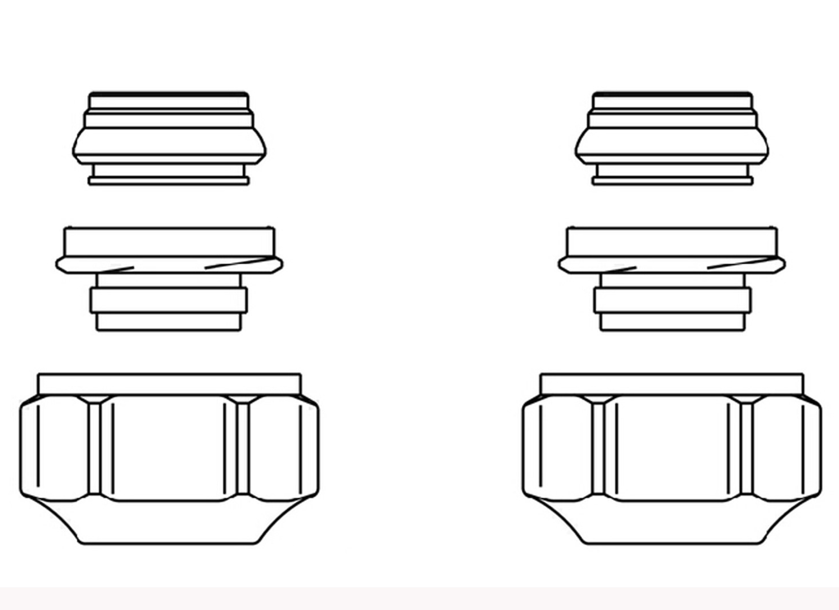 2x Oventrop Klemmverschraubung 15 mm x 3/4 Ventilheizkorper Heizkorper ...
