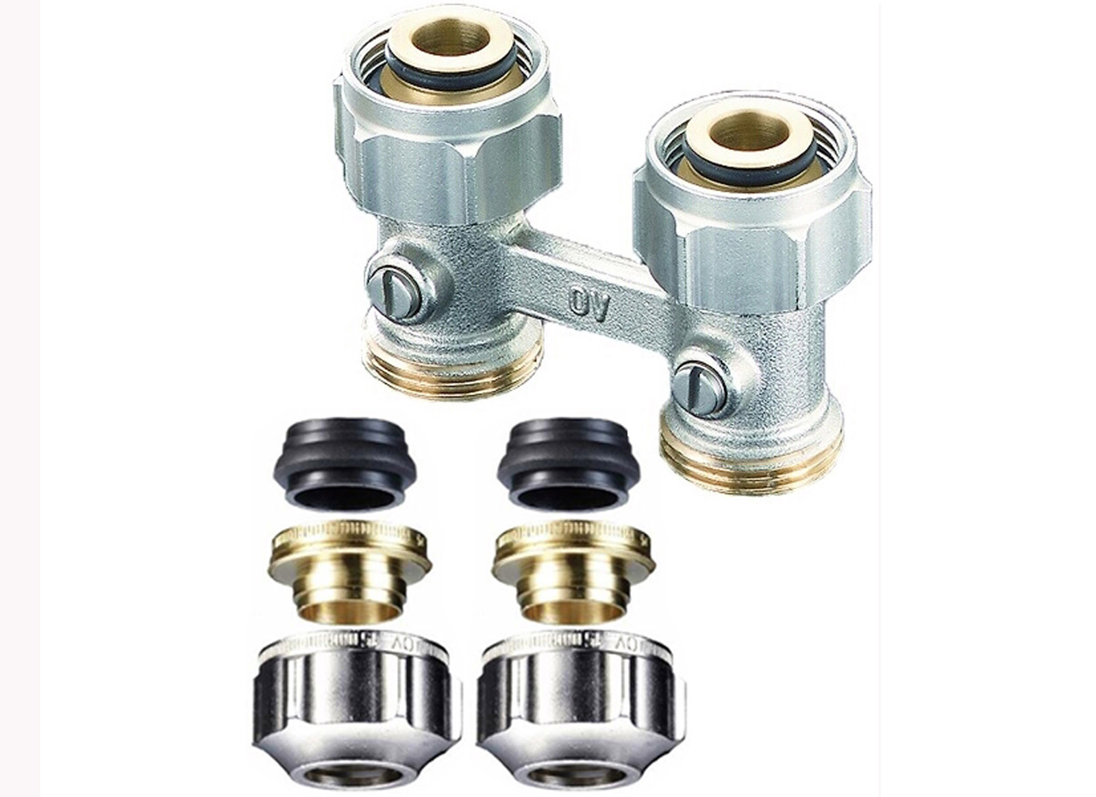 Oventrop Ventilheizkorper Hahnblock Eck - Durchgang 3/4 ...