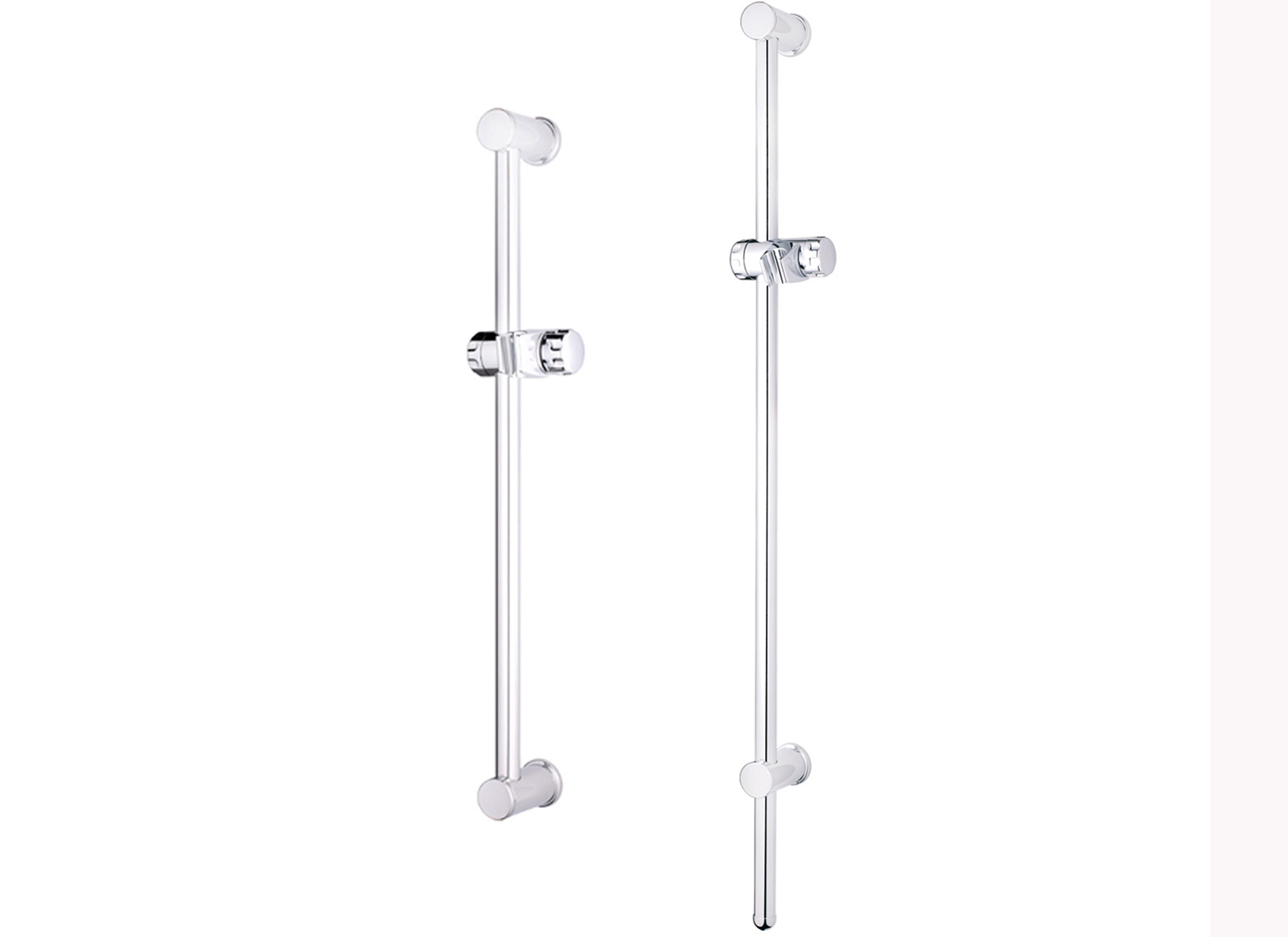 Sanibel 1001 Duschstange 60 cm - 90 cm variabel Brausestange Wandstange ...