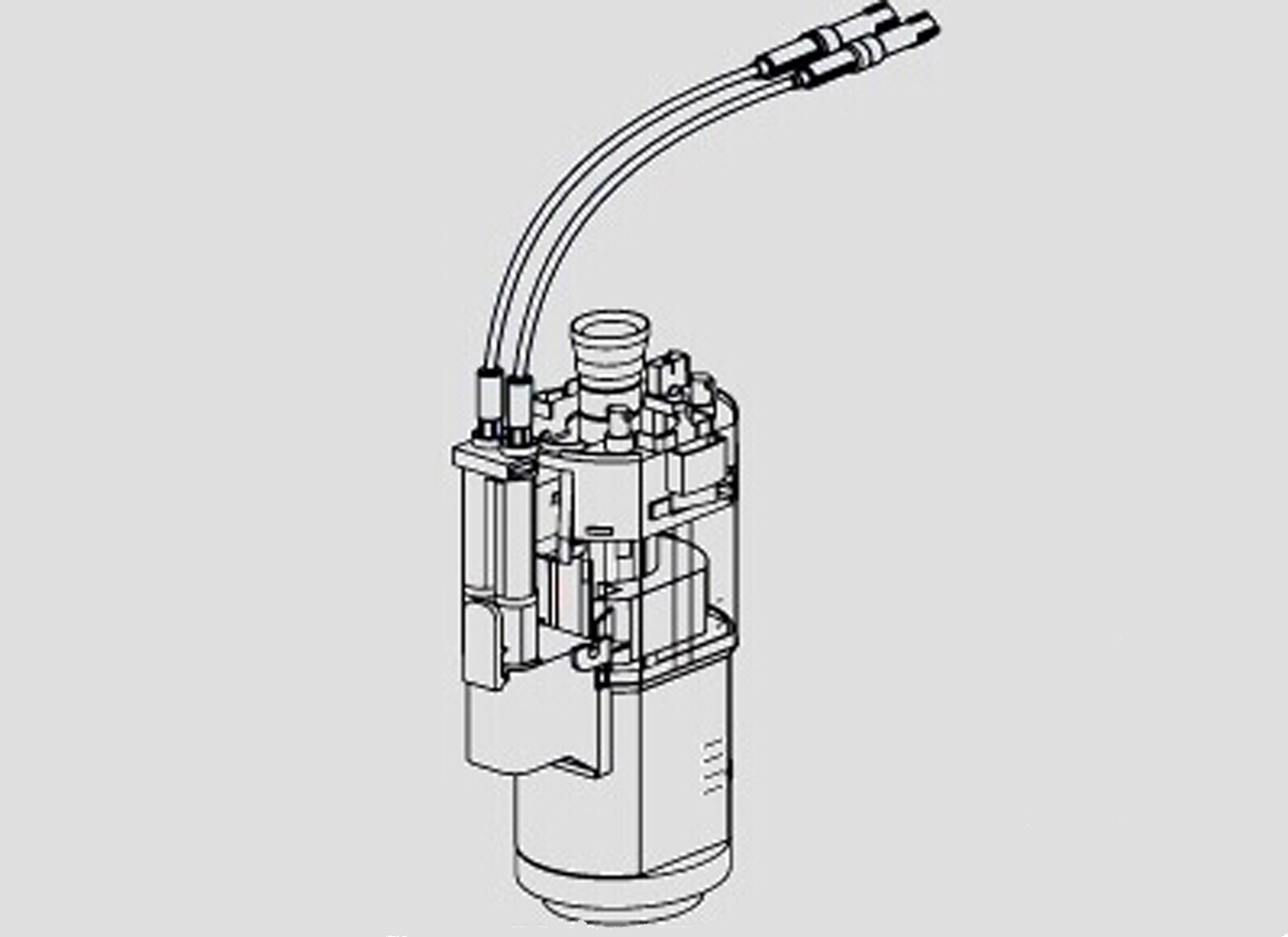 Siphon Universel Sanit K13027 Neo Pour Chasse D'Eau - Accessoires Réservoir Encastré