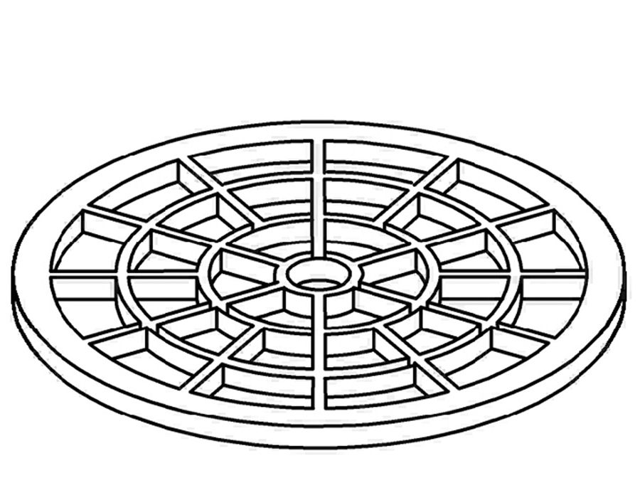 TECE Haarsieb TECEDRAINLINE 660005 Duschrinne Ersatzteil Duschablauf Drainline