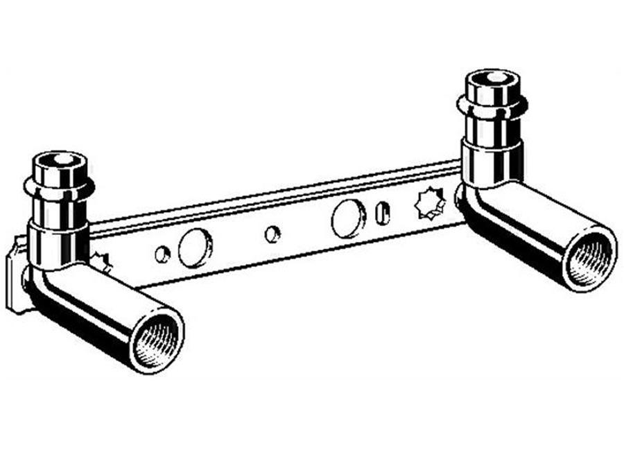 Viega Sanpress Montageeinheit 15 mm x 80 100-150 200 Wandscheibe Deckenwinkel